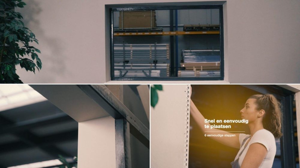 Tageskanten für die schnelle Verarbeitung um Fenster herum